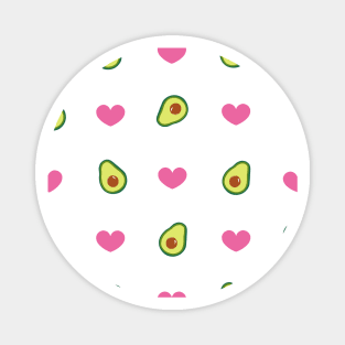 Cute hand drawn avocados Magnet